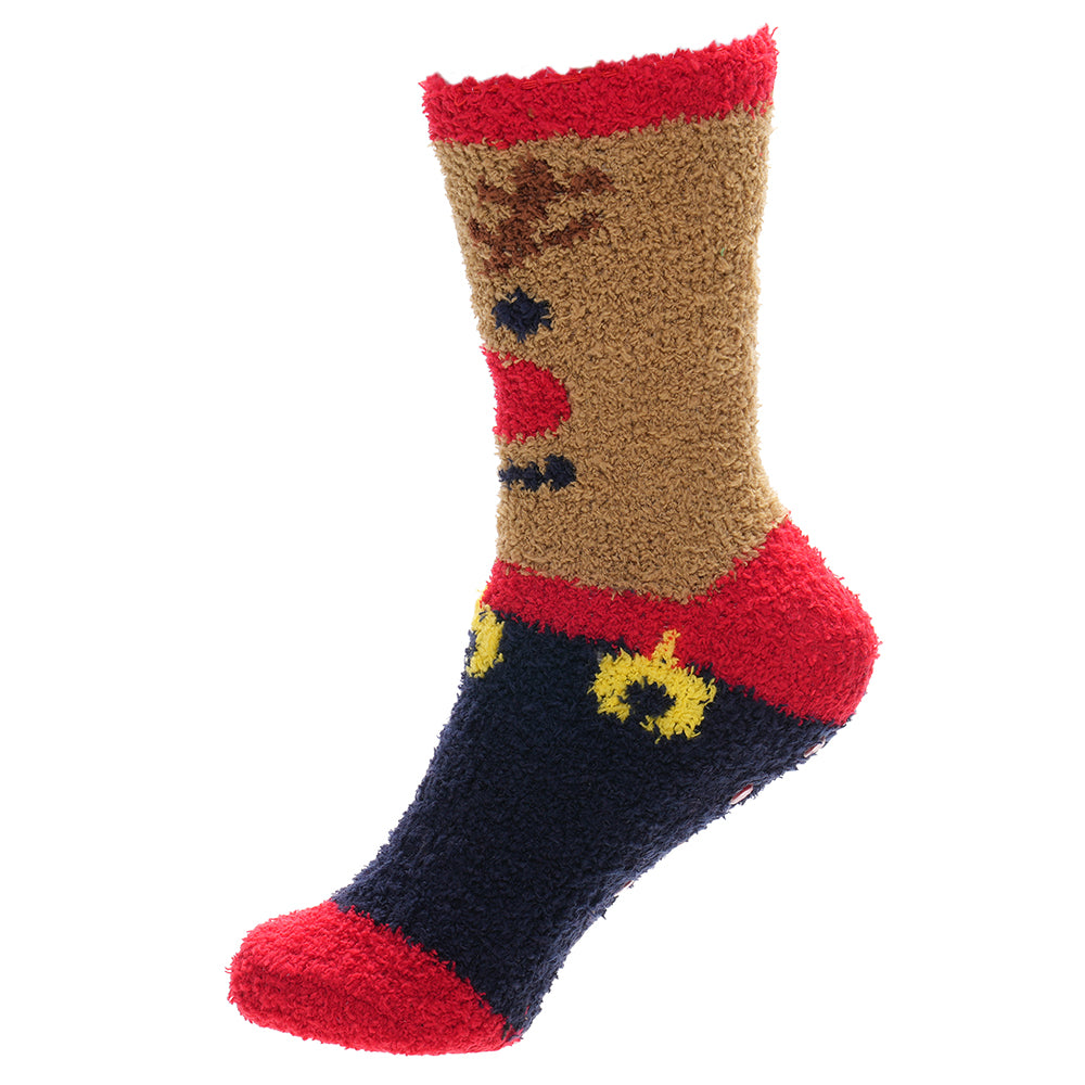 3 Pack Kids Christmas Cosy Socks - 6-8