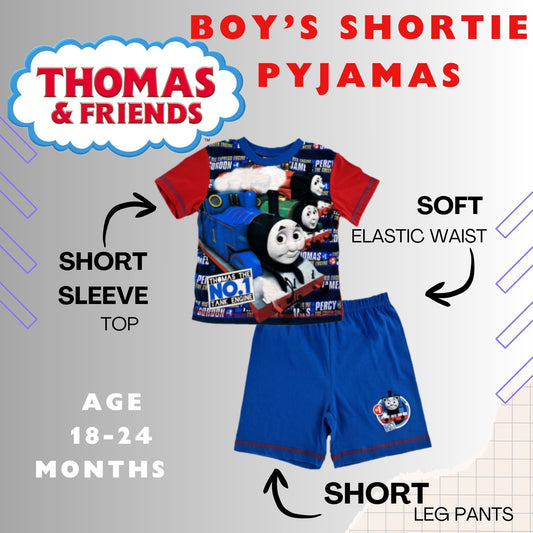 Thomas the Tank Engine Boys Shortie Pyjamas 8-24 Months