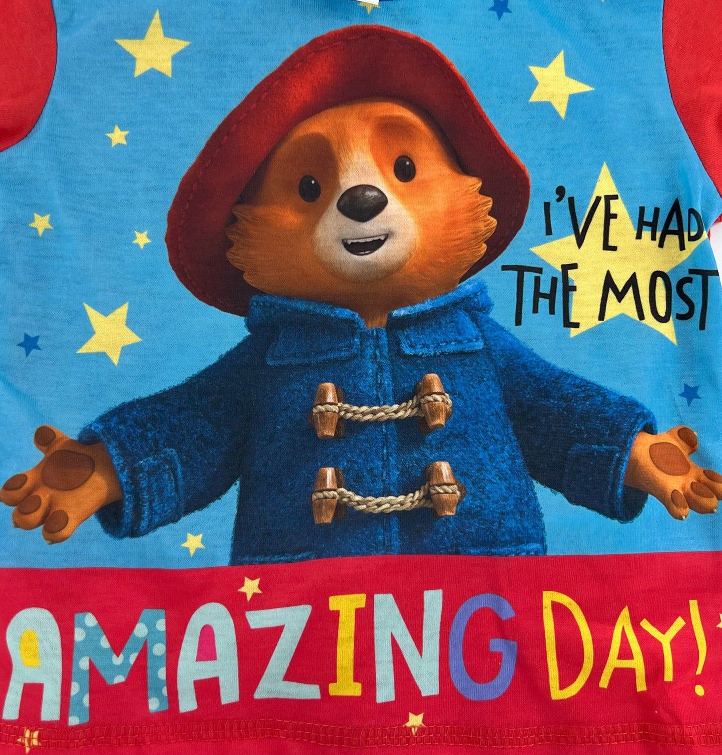 Paddington Bear Kids’ Pyjamas – 100% Cotton – Long Sleeve Top & Bottoms – Sizes 18 Months to 5 Years