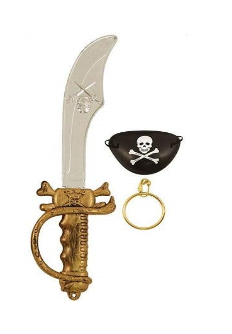 Captain Jack 3 Piece Pirate Sword Set