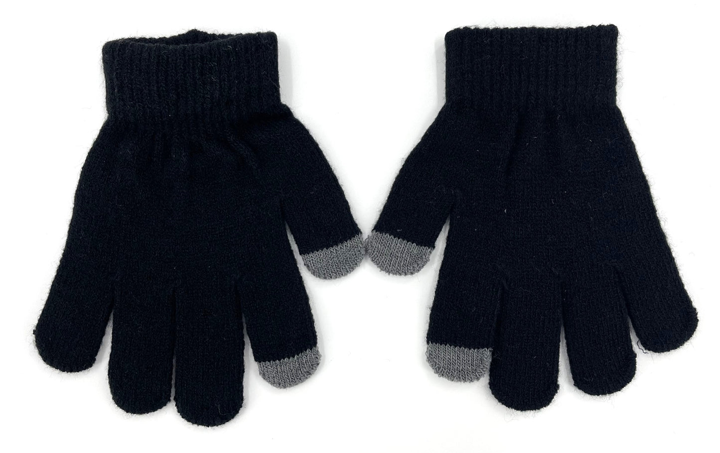 Boys Camo Bobble Hat & Touchscreen Gloves Winter Knit Set 6–12 Years