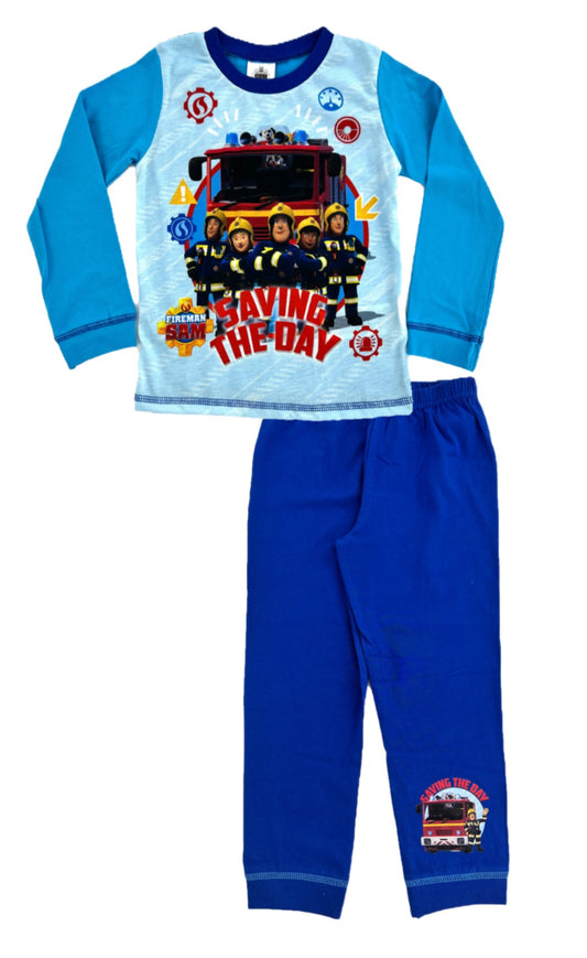 Fireman Sam Kids Pyjamas "Play" 18 Months-5 Years, PJ’s Nightwear