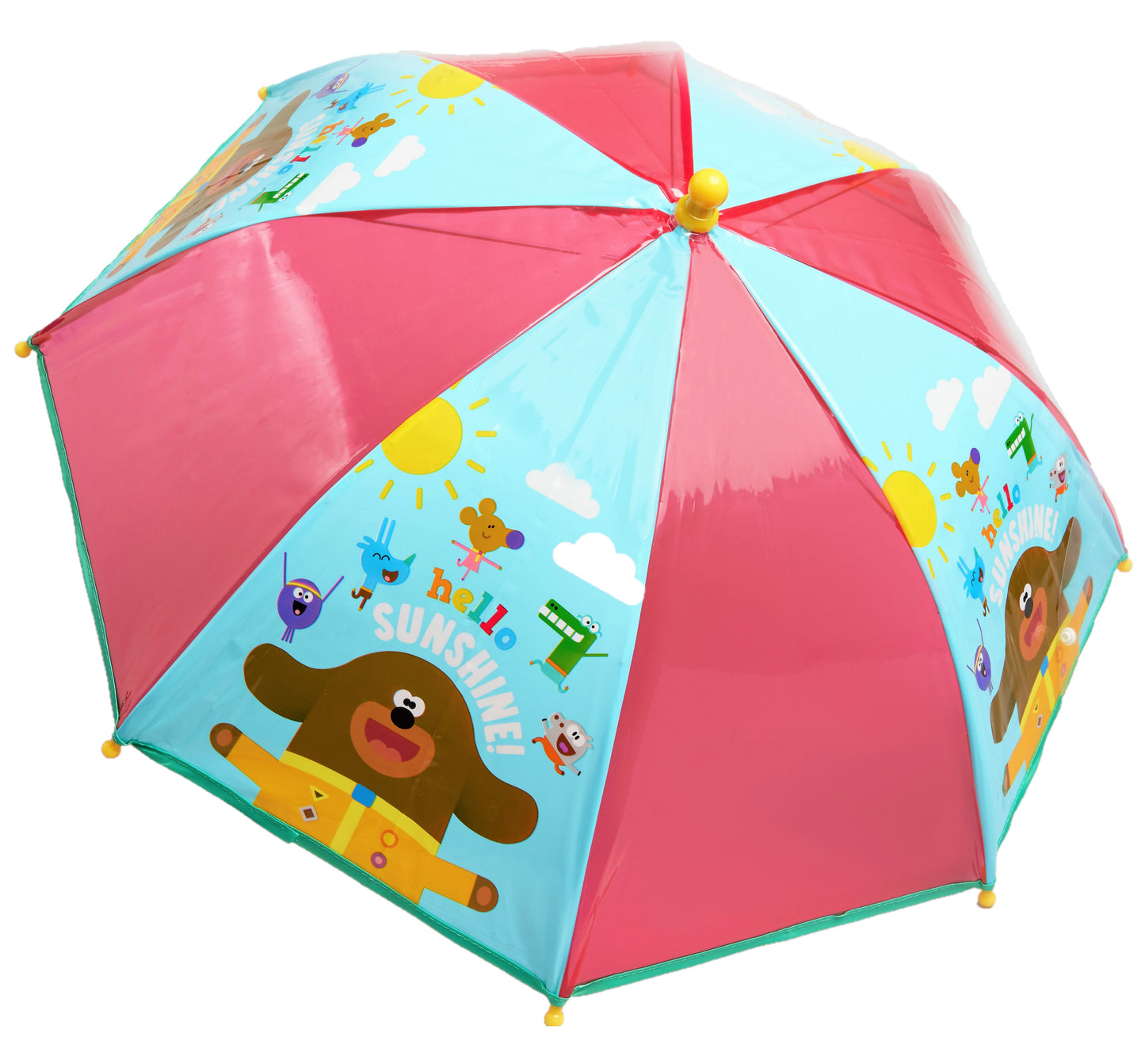 Hey Duggee Girl's & Boy’s Plastic Rain Umbrella “Hello Sunshine” Brolly