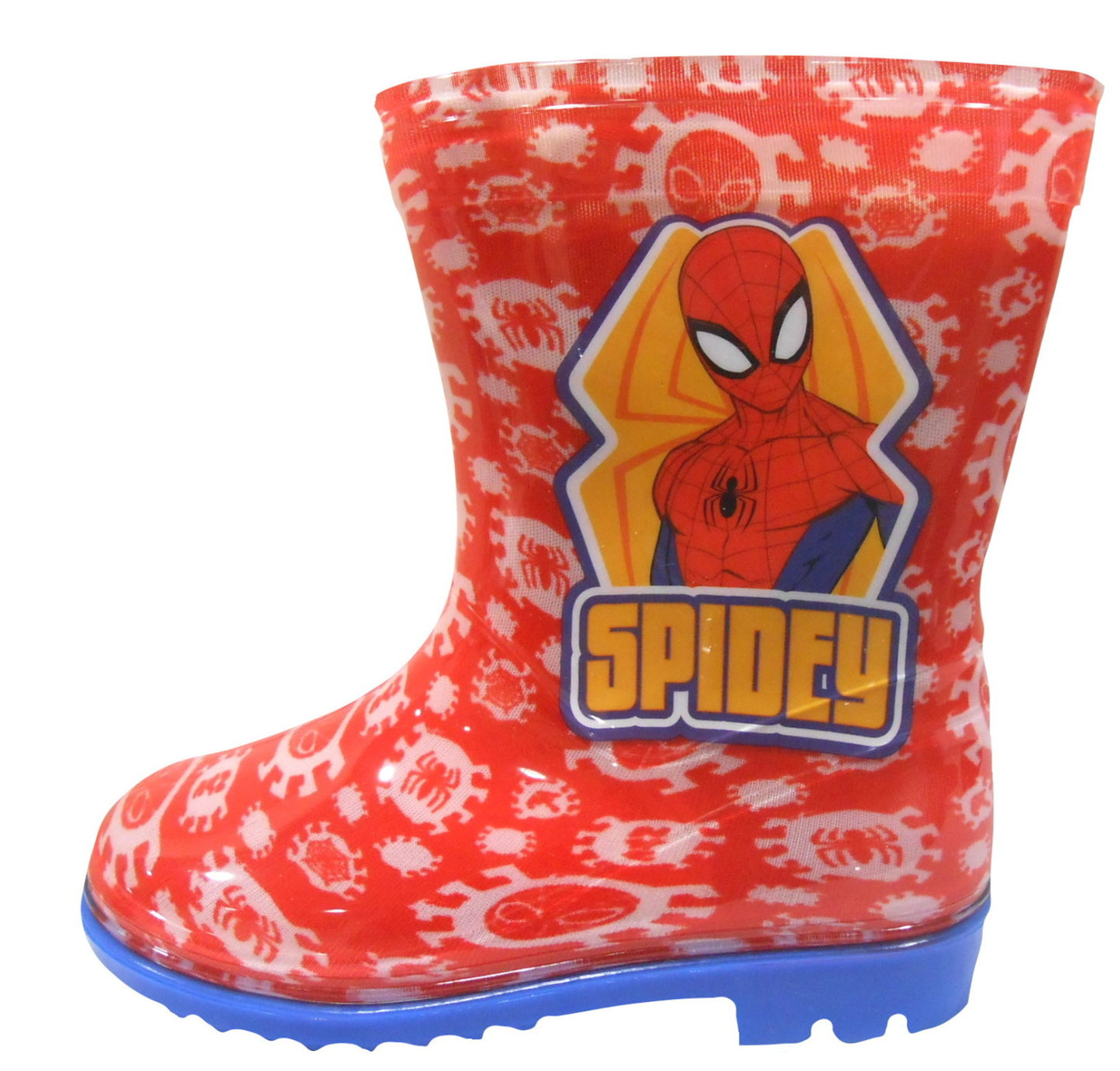 Spider-Man Boys Wellies Red and Blue PVC Wellies Rain Boots