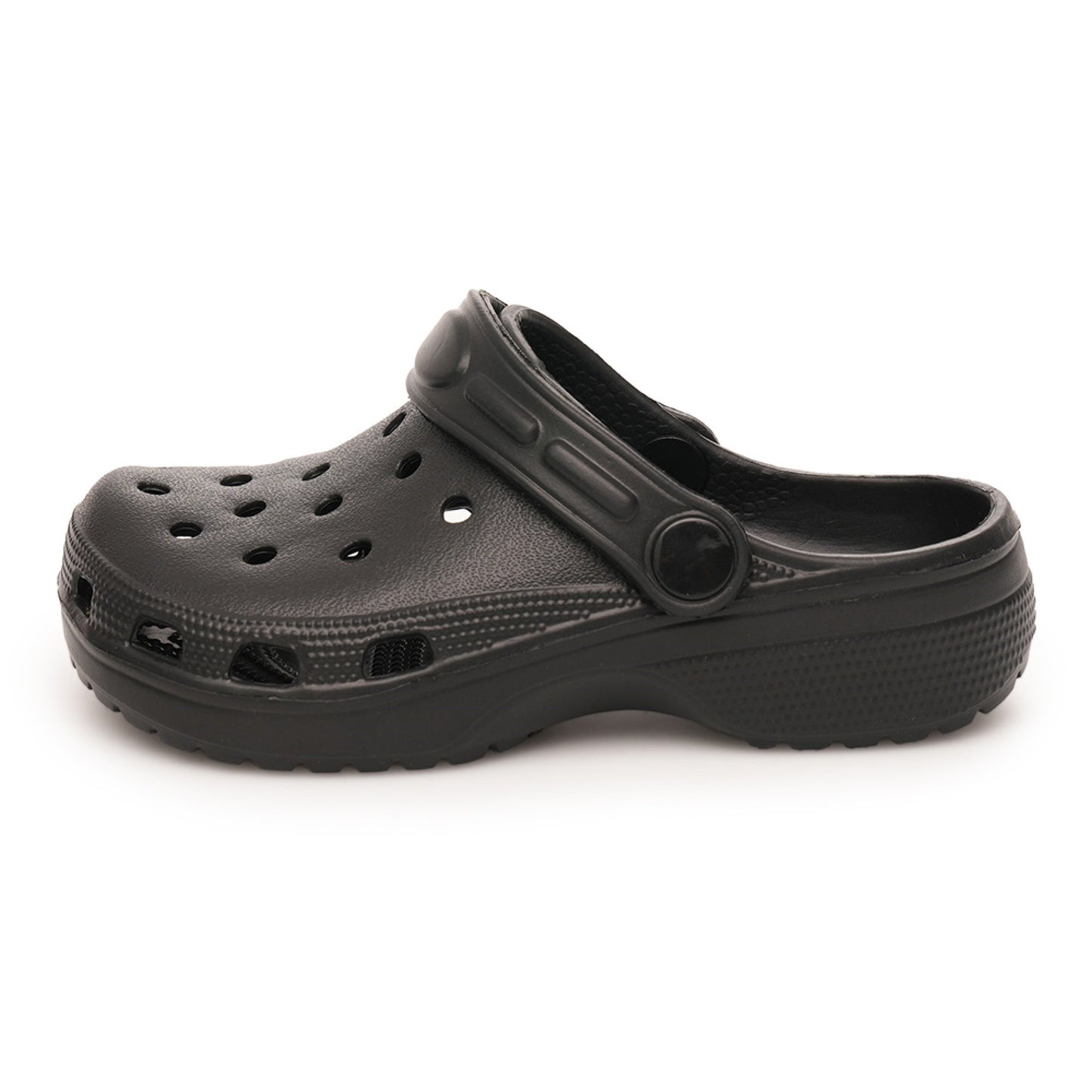 Boys Black Clogs Non-Slip Lightweight Beach Sandals Summer Shoes