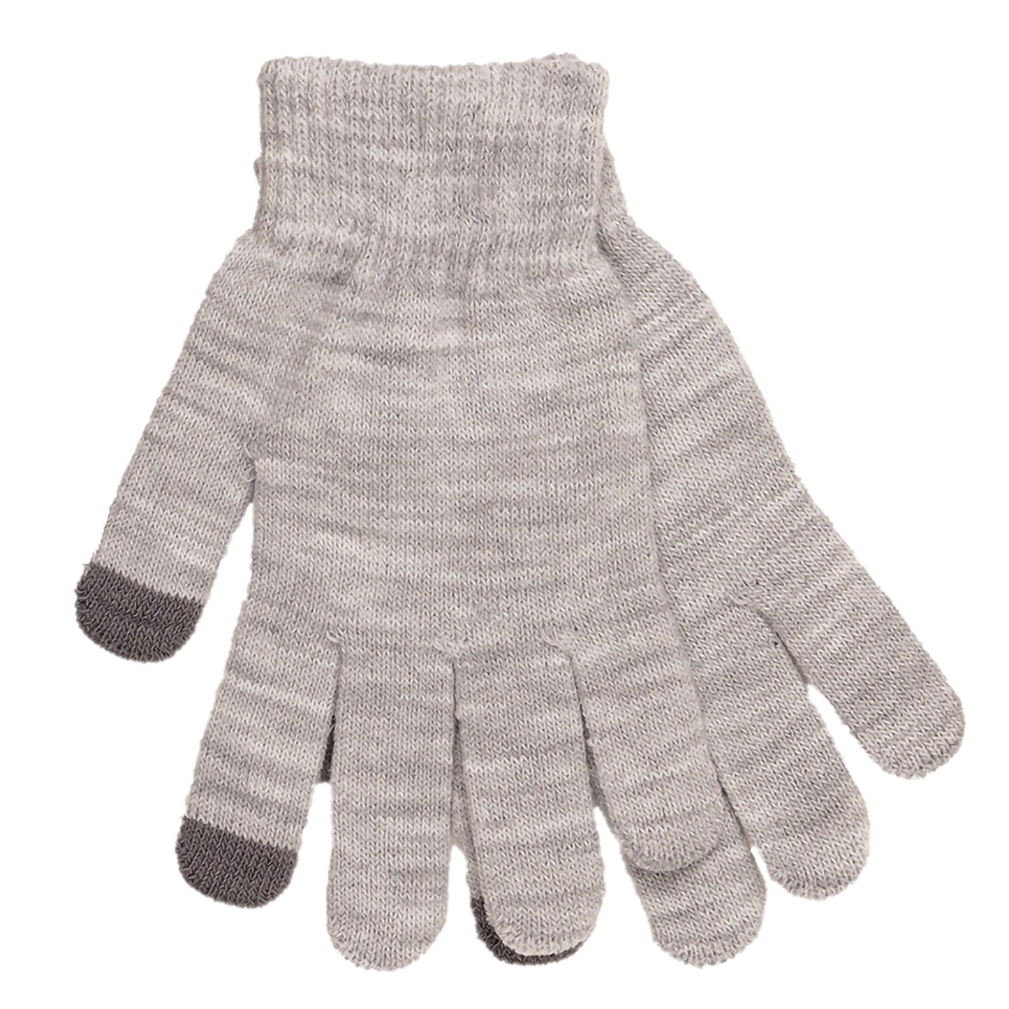 2 Pairs Ladies Knitted Touch Screen Phone Gloves - Various Colours