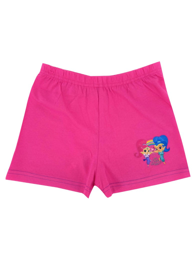 Girls Shimmer & Shine Shortie Pyjamas – Genie Paradise Summer PJs 18-24m 2-3yrs