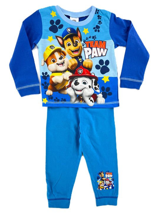 Paw Patrol Kids Pyjamas Set, Team Paw Sleepwear  18-24 Months to 5 Years