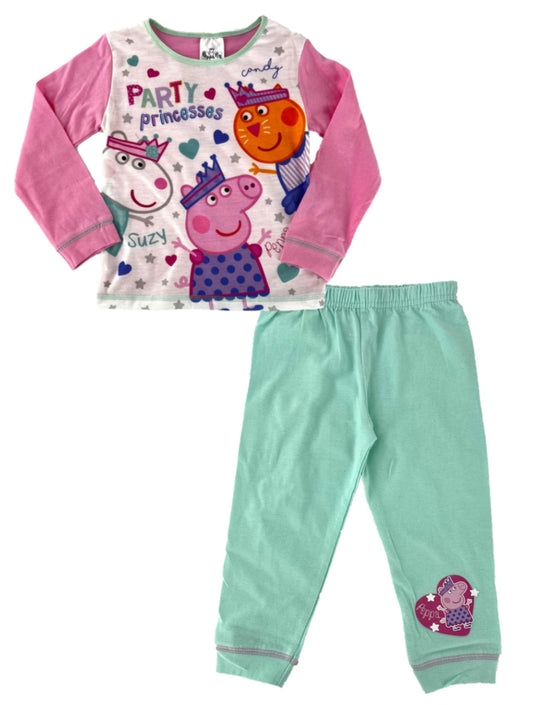 Peppa Pig Girl's Cotton Pyjamas, 1-5 Years, PJ, Sleepwear
