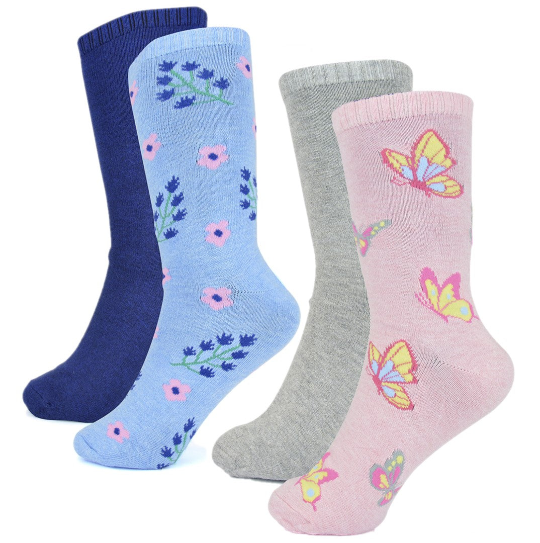 Ladies Luxury Cashmere Blend Supersoft Patterned Ankle Socks