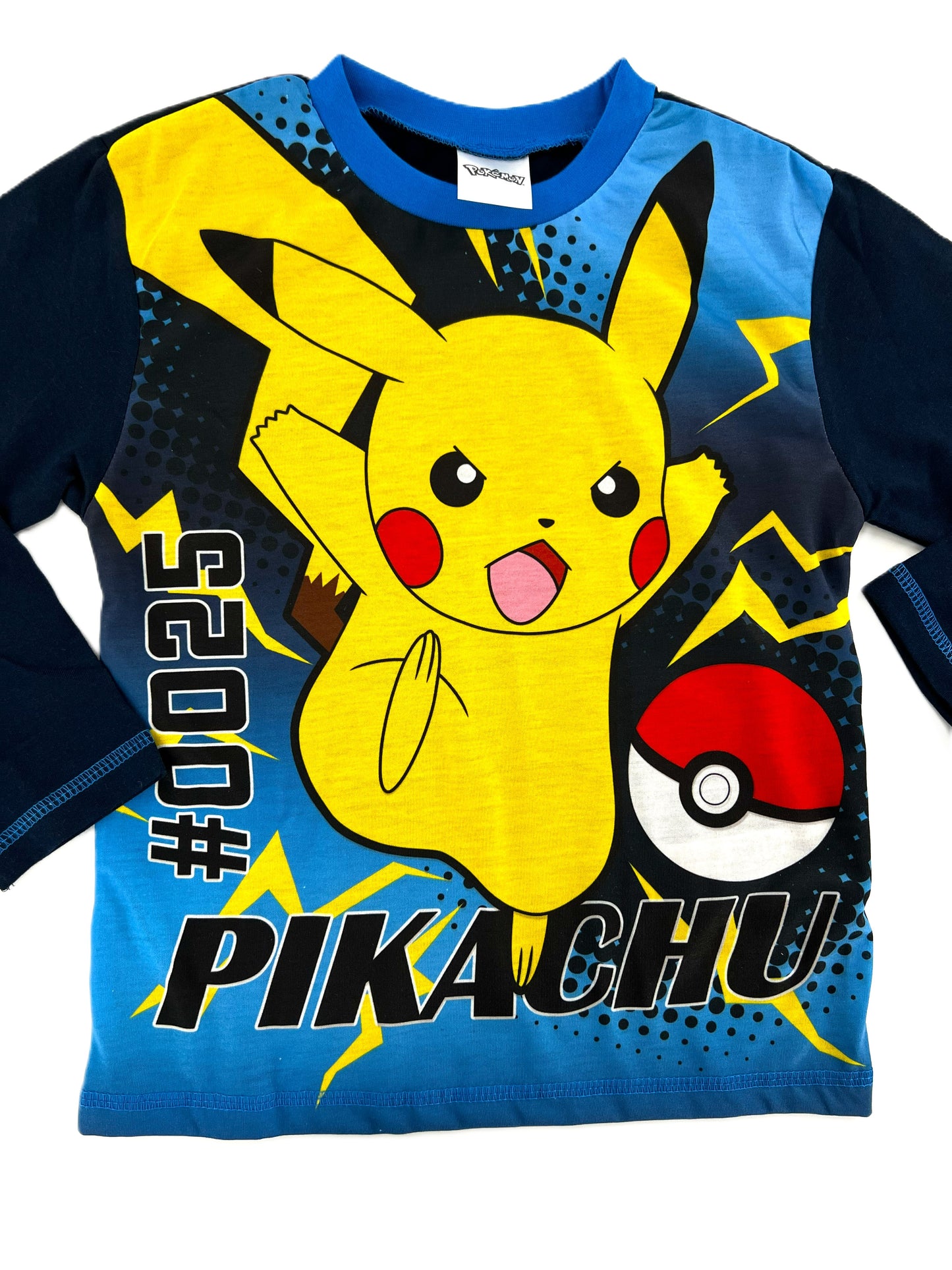 Boys Pokémon Pikachu Pyjamas Set – Long Sleeve Kids Sleepwear (Ages 5–12 Years)