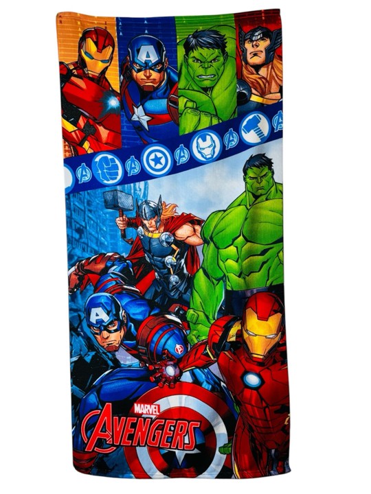 Children's Beach Towel, Bluey, Spiderman, Avengers, Princess, Paw, Stitch