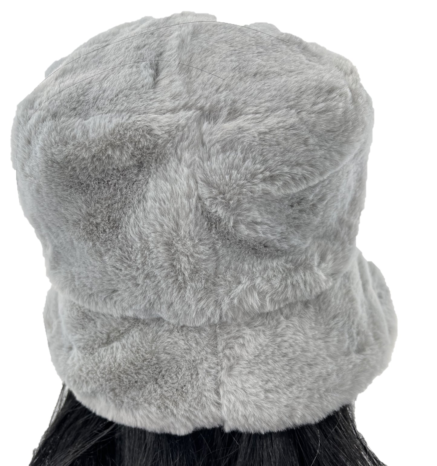 Ladies Faux Fur Bucket Hat