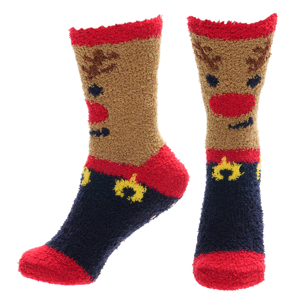 3 Pack Kids Christmas Cosy Socks - 6-8