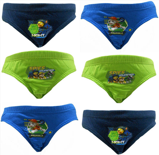 Paw Patrol Boys "Mission Pawsible" 6 pack Briefs Underpants