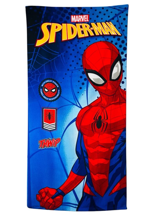 Children's Beach Towel, Bluey, Spiderman, Avengers, Princess, Paw, Stitch