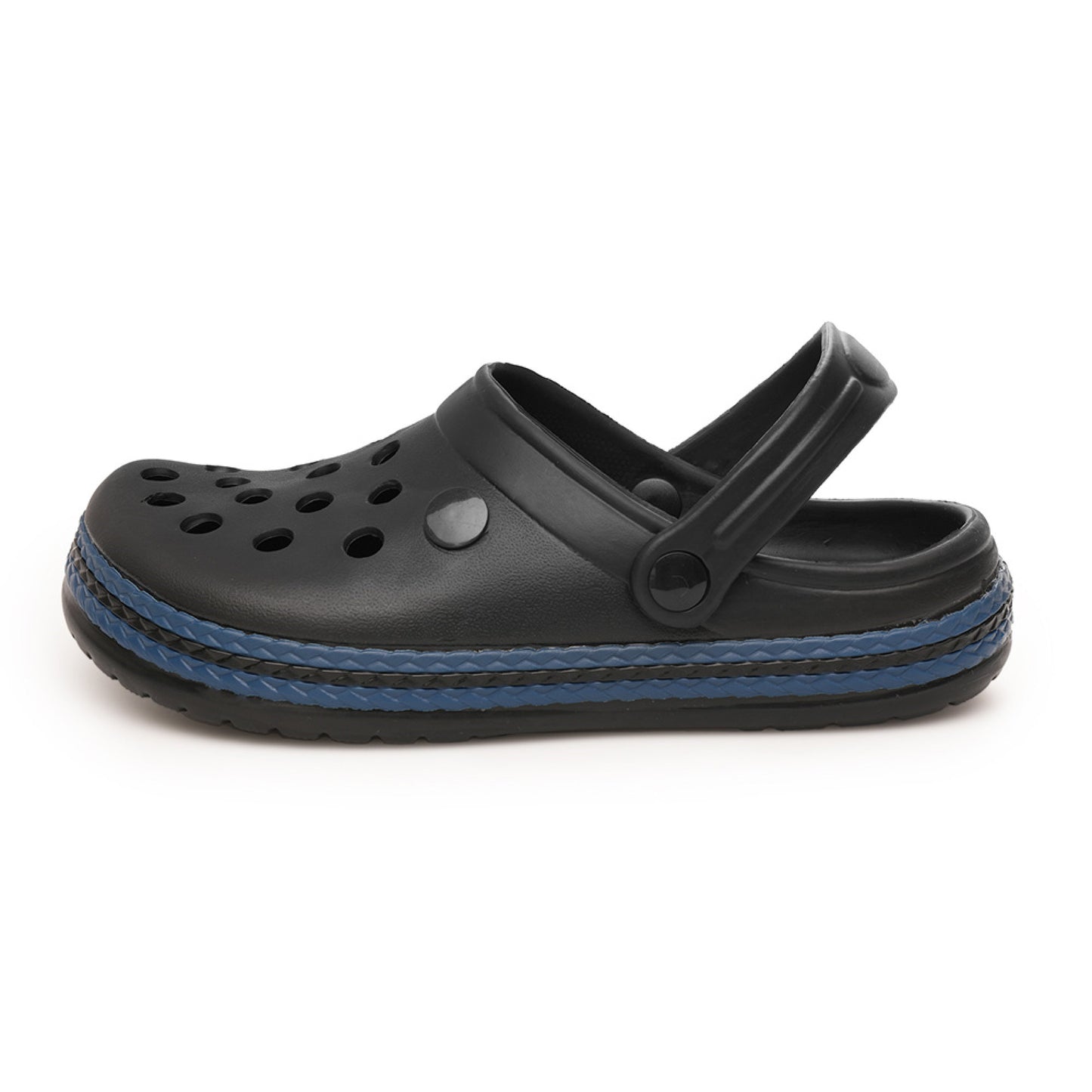 Men's Lightweight Black Clogs Boys' Non-Slip Beach Sandals Summer Shoes