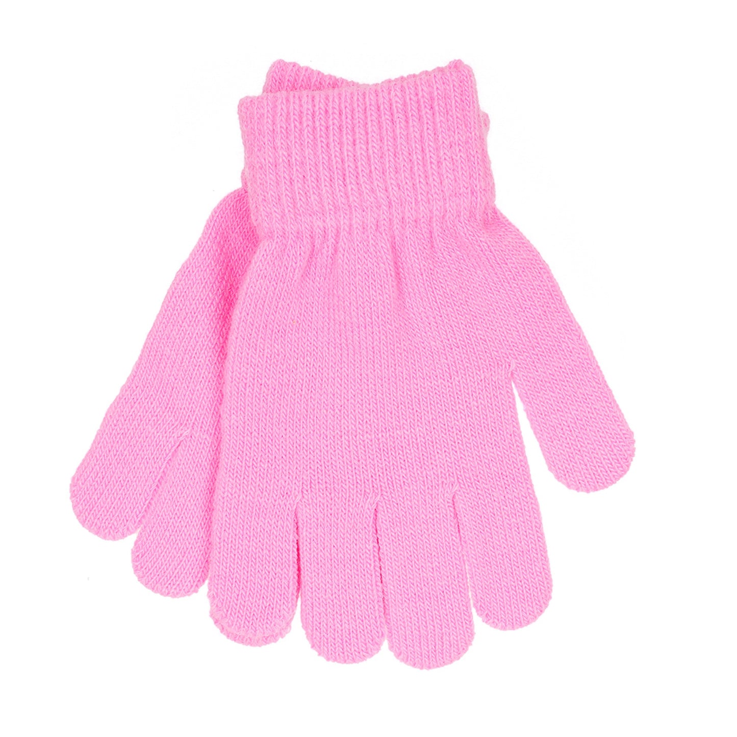 Girls Magic Gloves 6 Pack Winter Warm Stretch Knit Kids