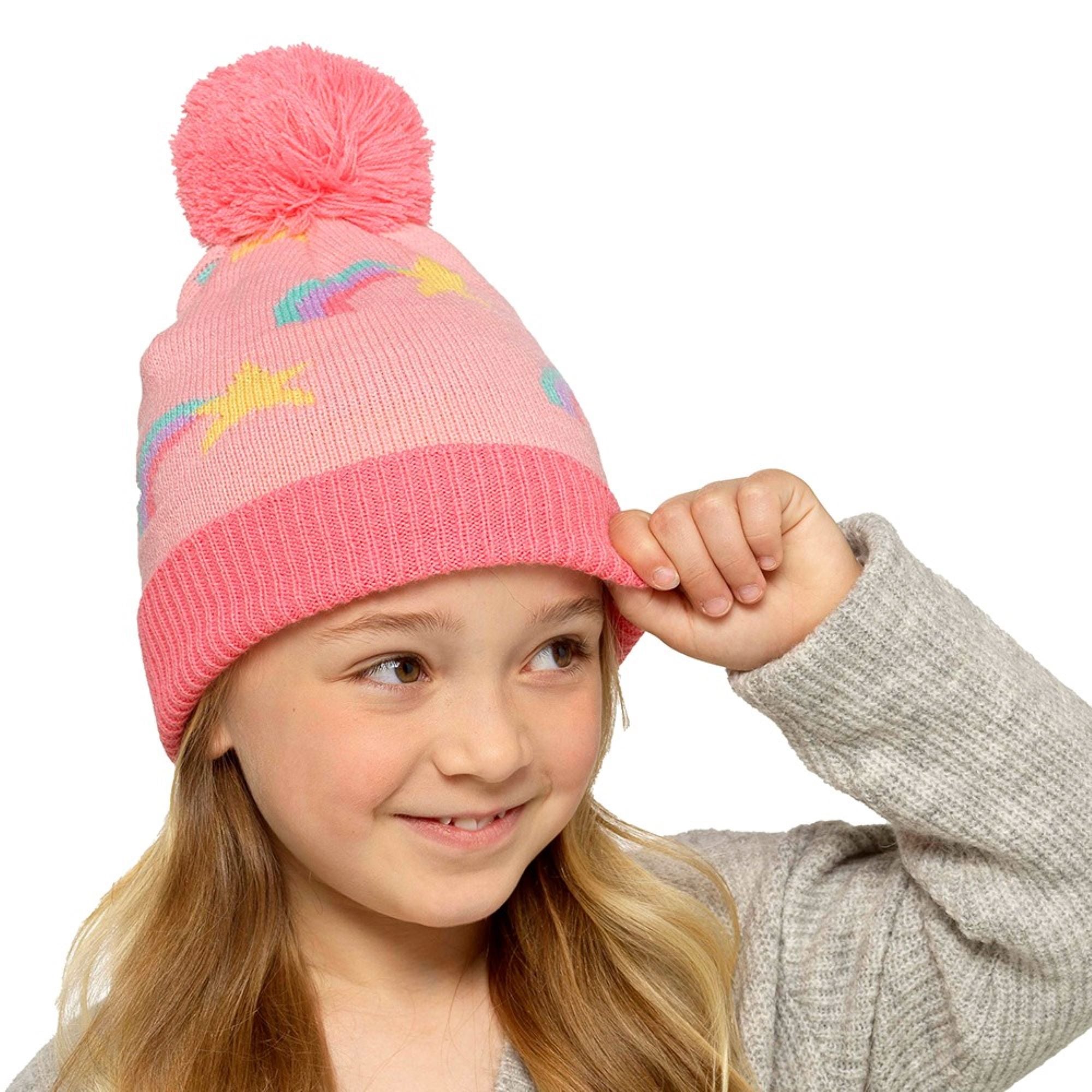 Girls bobble hat fashion