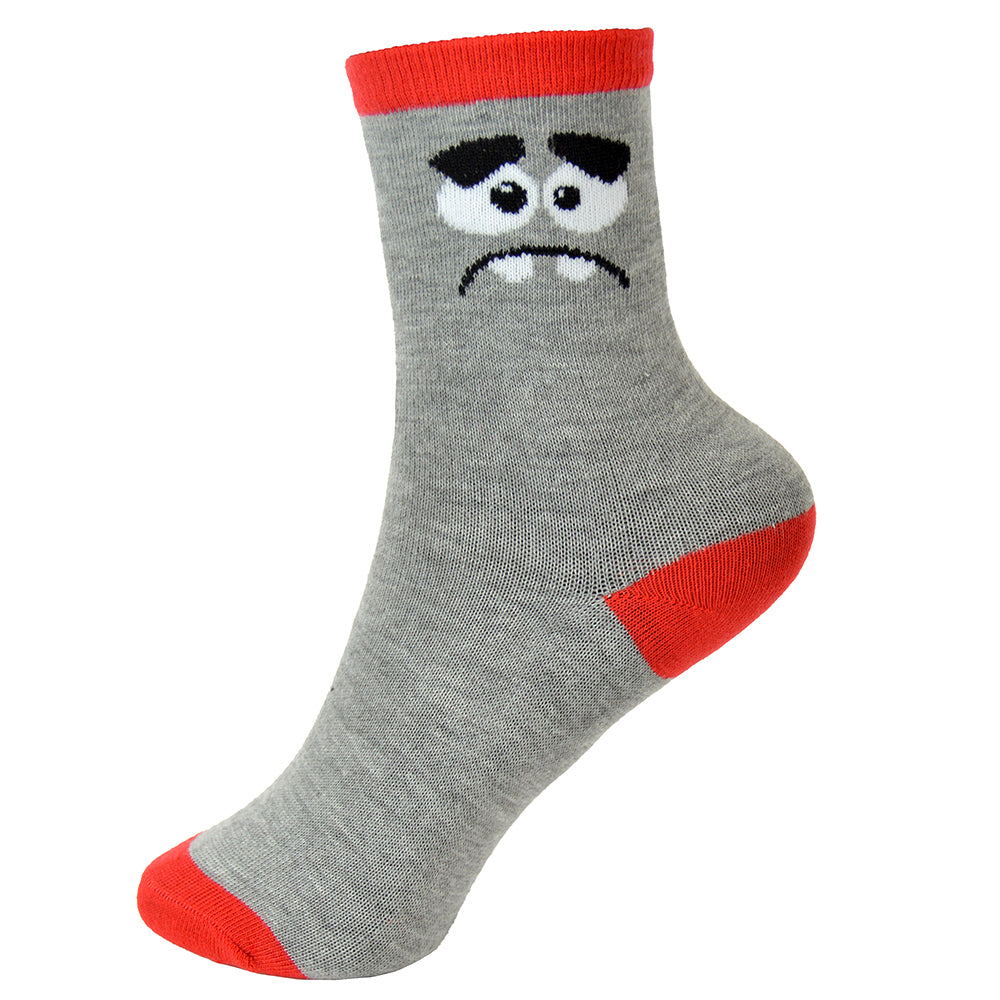 6 Pairs Boys Multicoloured Patterned Ankle Socks