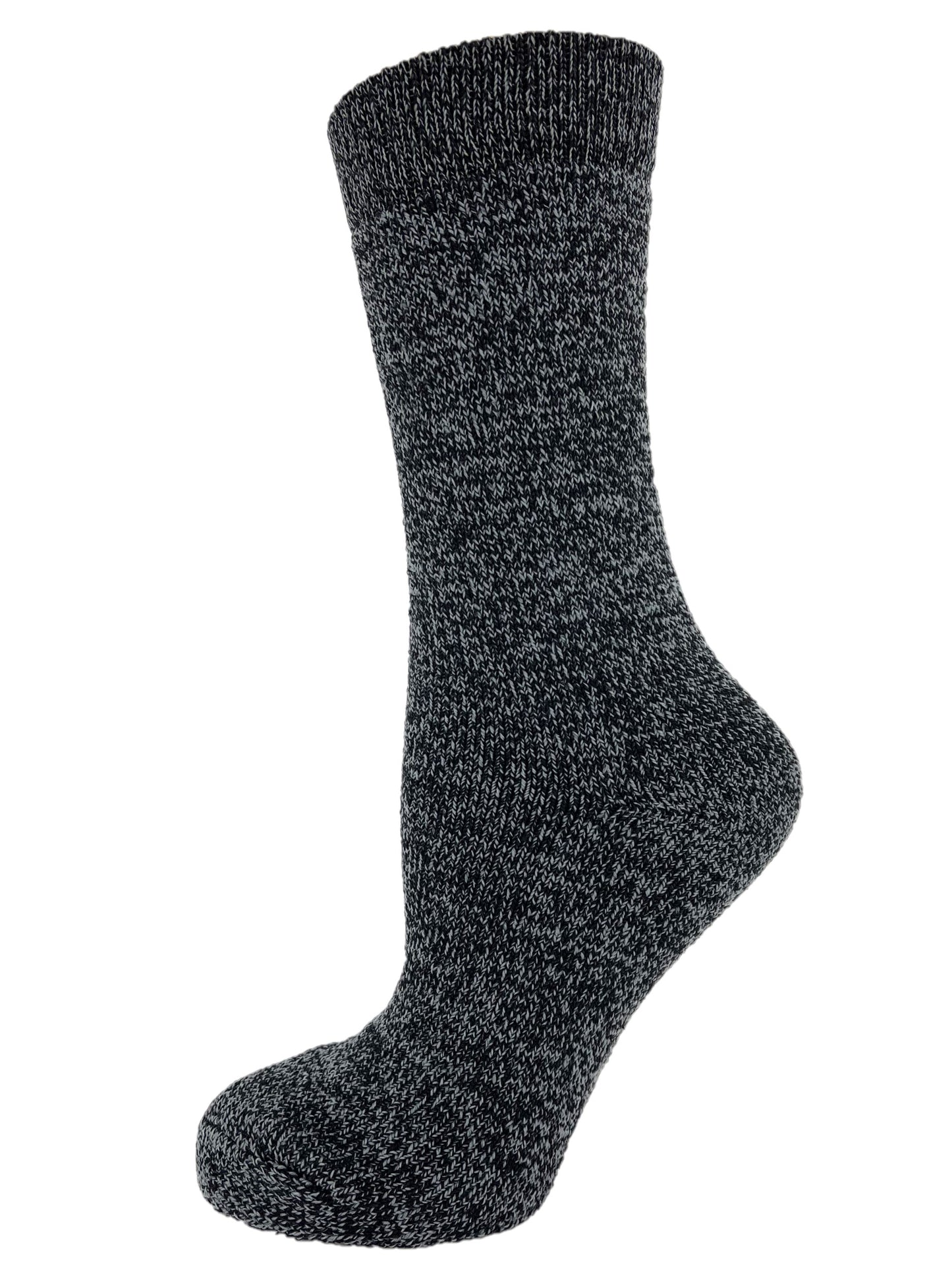 3 Pairs Ladies Cotton Rich Cushioned Outdoor Boot Socks - UK 4-7