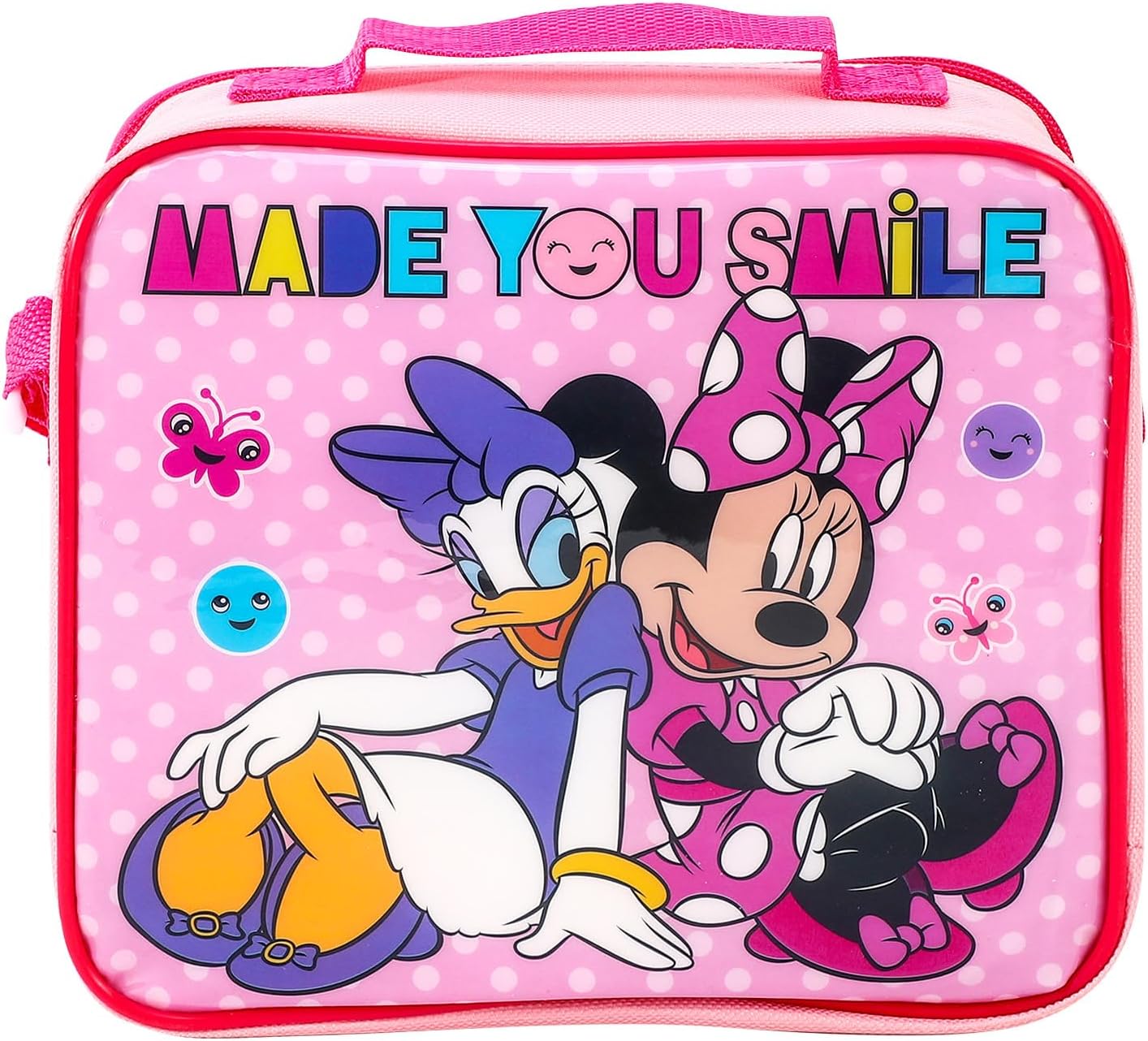 Minnie Mouse 3Pc Lunch Set, Lunch Bag, Plastic Bottle, Storage Container School Day