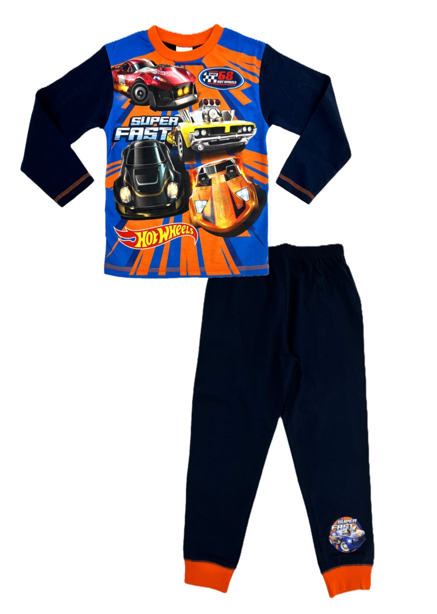 Hot Wheels Boys Pyjamas "Fast" 4-10 Years, PJ’s Nightwear