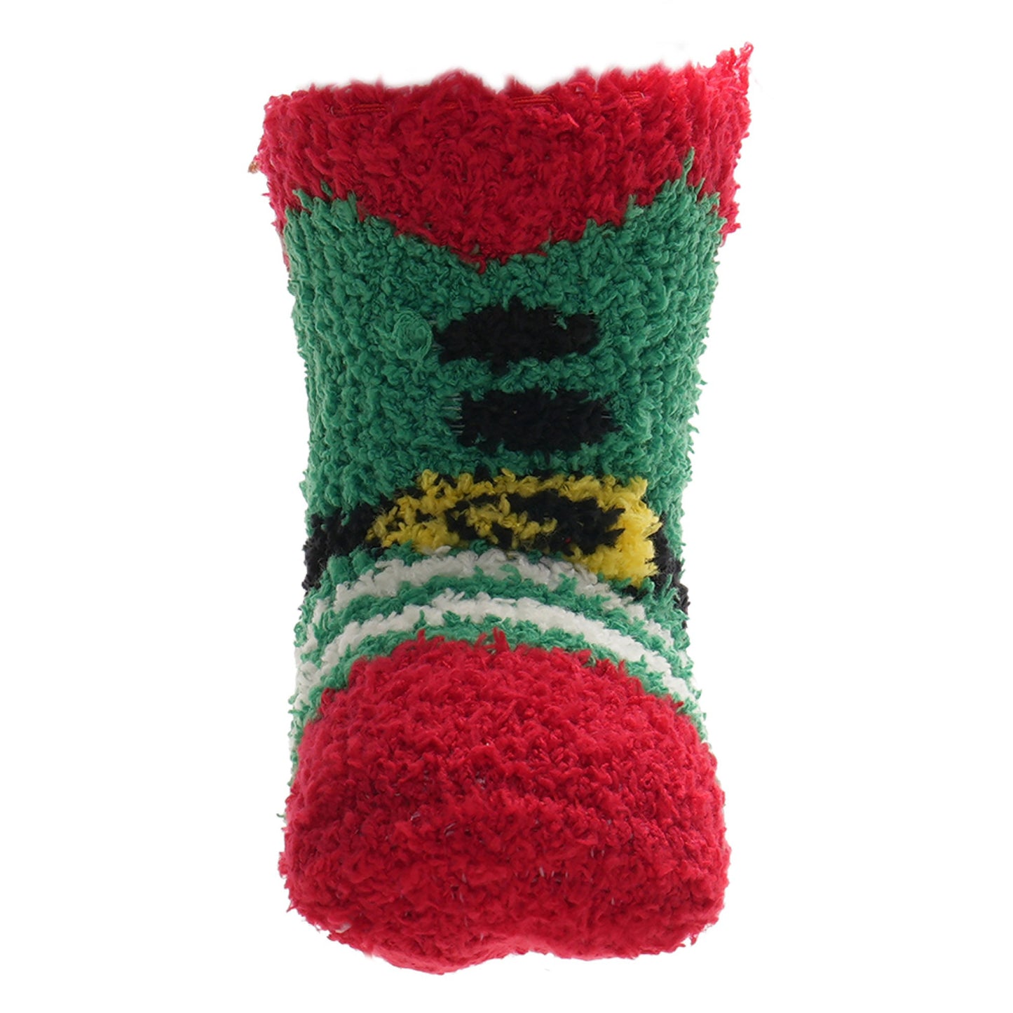 3 Pack Baby Christmas Gripper Socks Cosy Supersoft Fluffy Xmas Patterned Non-Slip Pram Socks