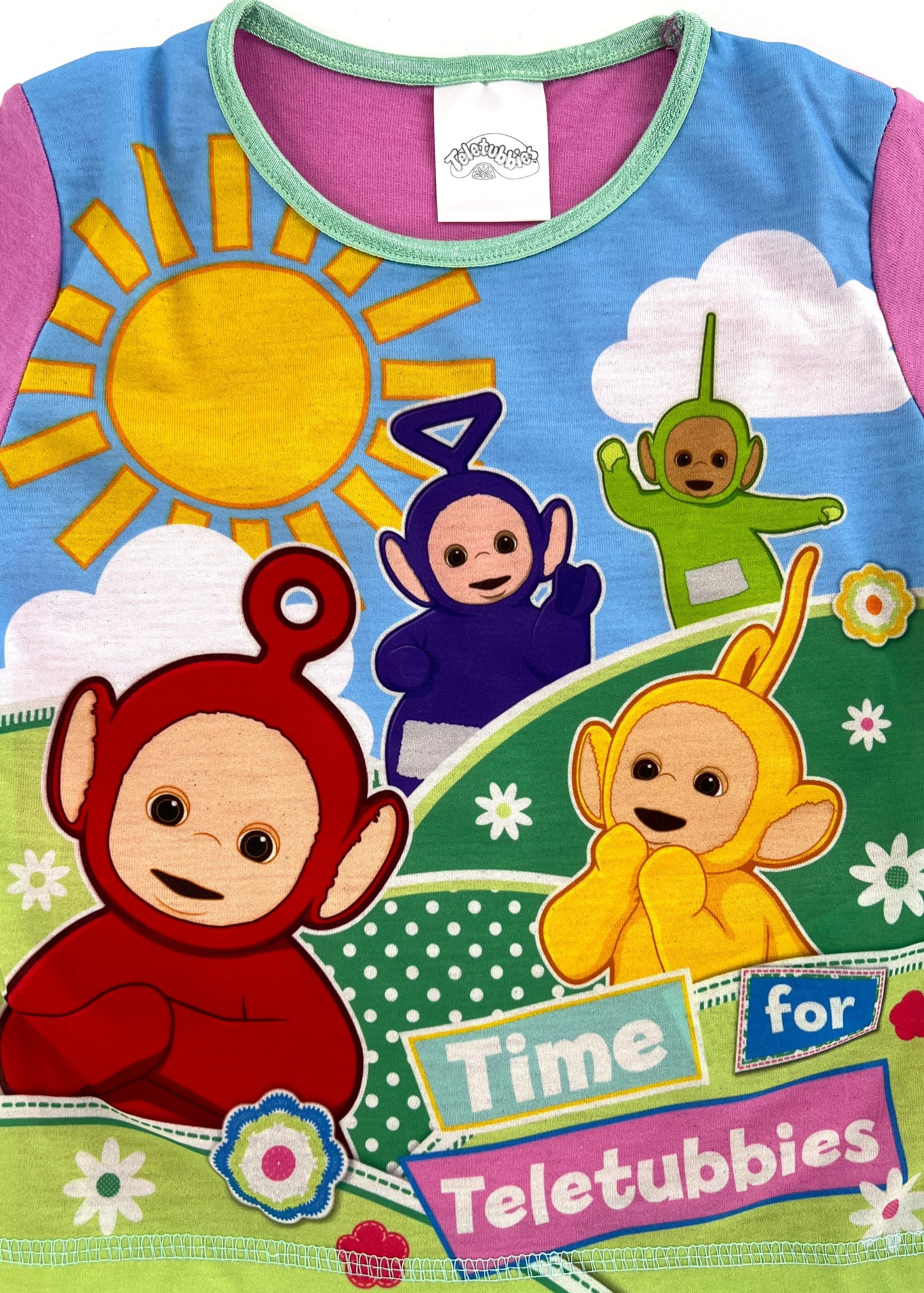 Teletubbies Girls Pyjamas, 1-4 Years, long Sleeves & Pants, Cotton Blend
