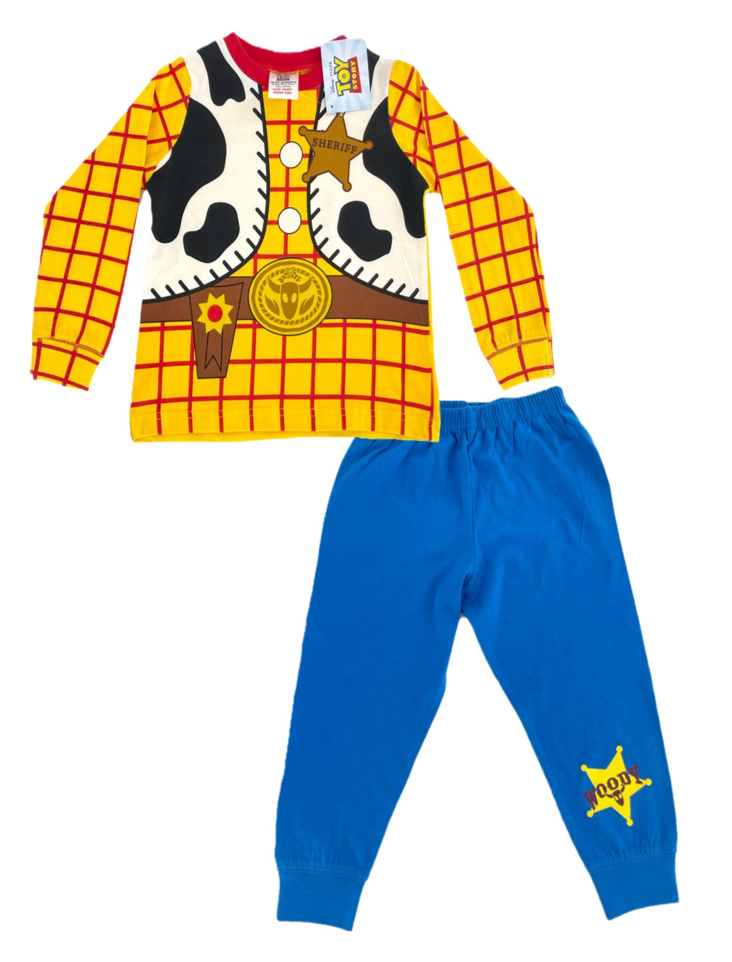 Woody Toy Story Boys Pyjamas Costume Design 18 Months -6 Years, PJ