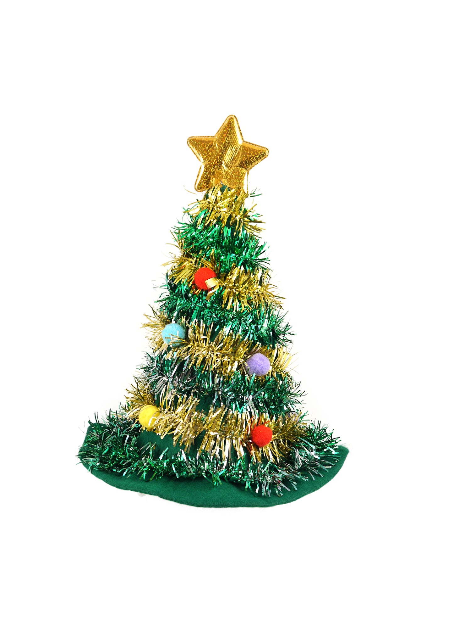 Christmas Tree Novelty Party Hat, Fancy Dress, Men, Women, Xmas, Secret Santa,