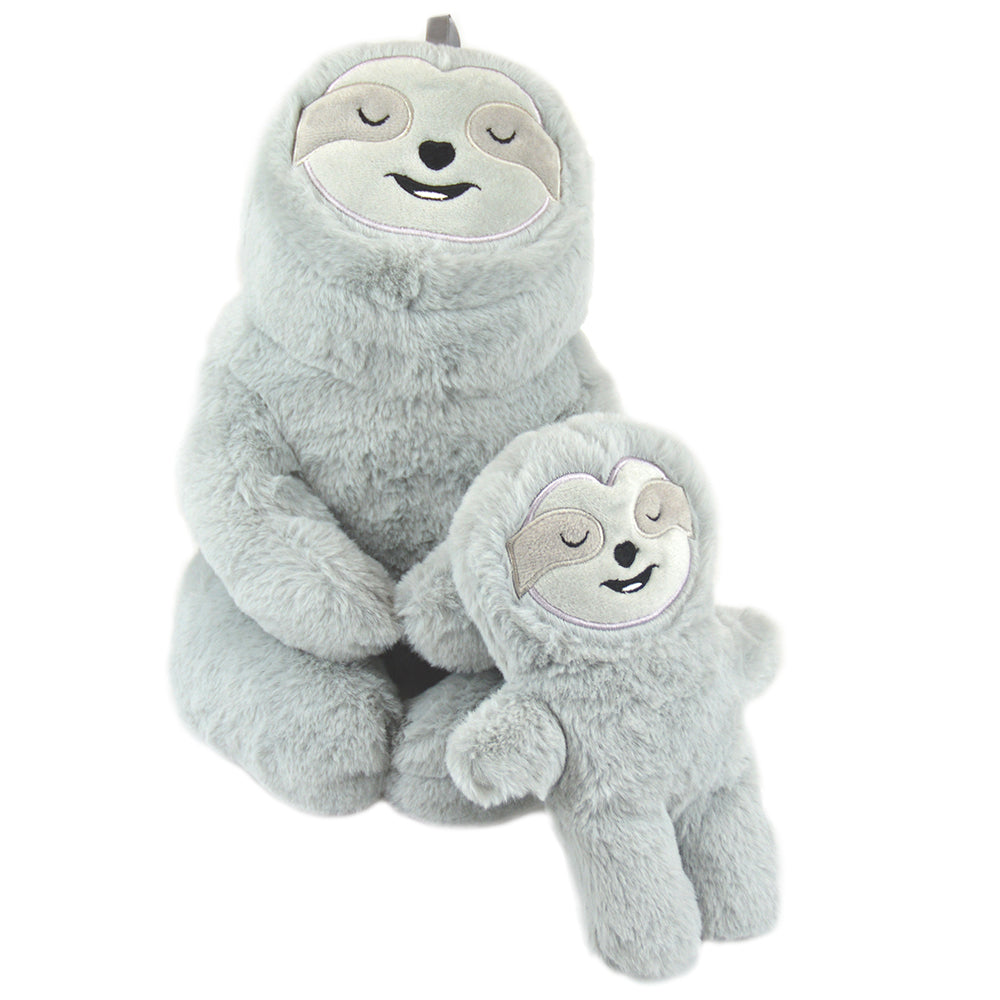 Grey Sloth Mama And Baby Hot Water Bottle