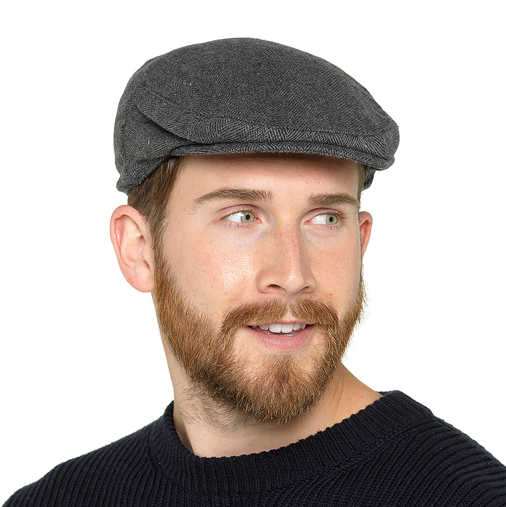 Tom Franks Men’s Lined Checked Flat Cap