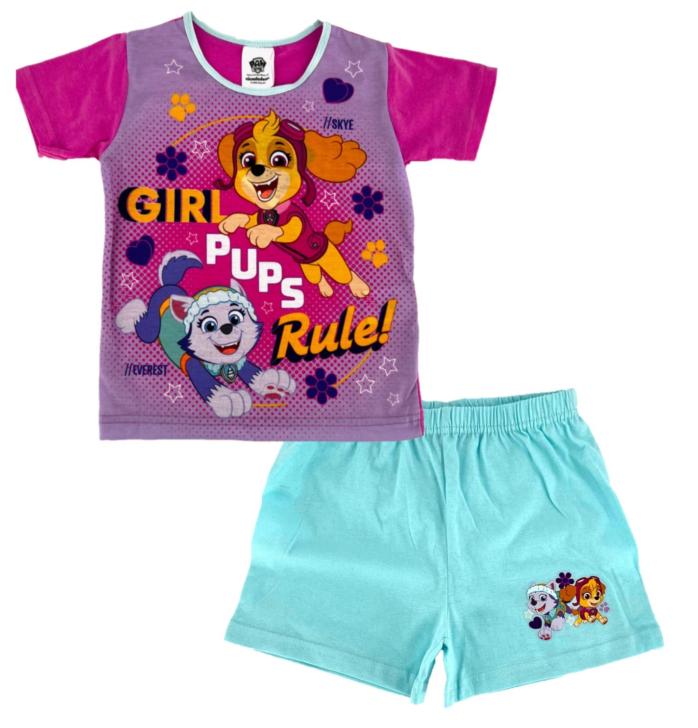 Paw Patrol Toddler Girl’s Cotton Pyjamas, 1-5 Years, Stocking Filler Gift Idea