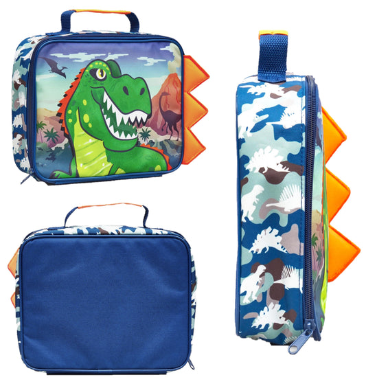T-Rex Dinosaur Insulated Lunch Bag with Hand Carry Strap