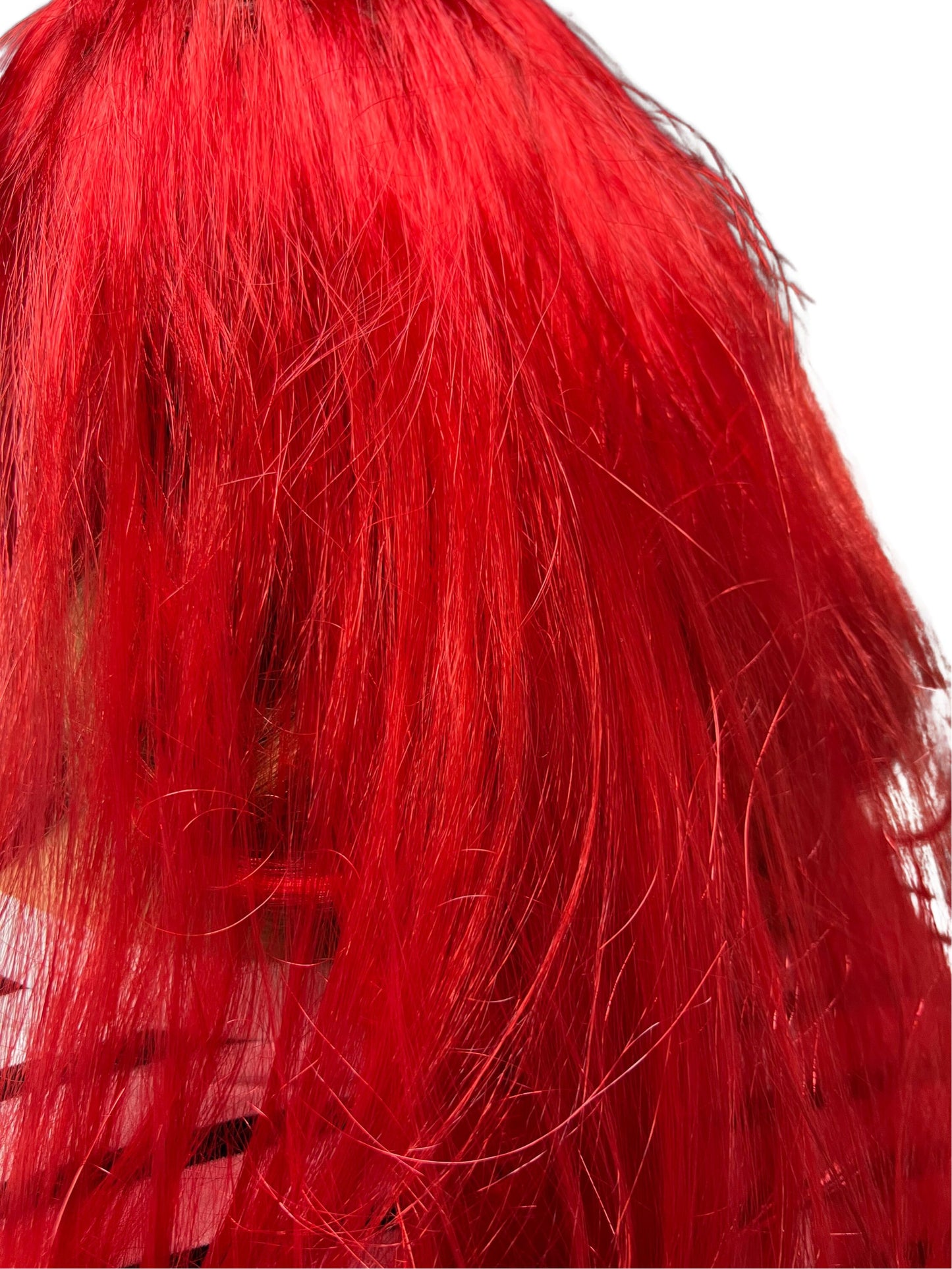 Ladies Long Red Fancy Dress Wig Ideal for Parties, Festivals, Concerts, Cosplay