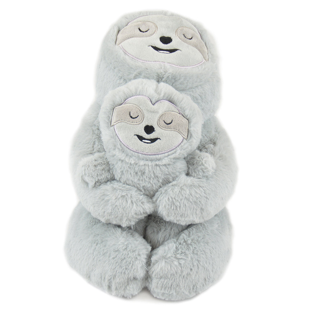 Grey Sloth Mama And Baby Hot Water Bottle
