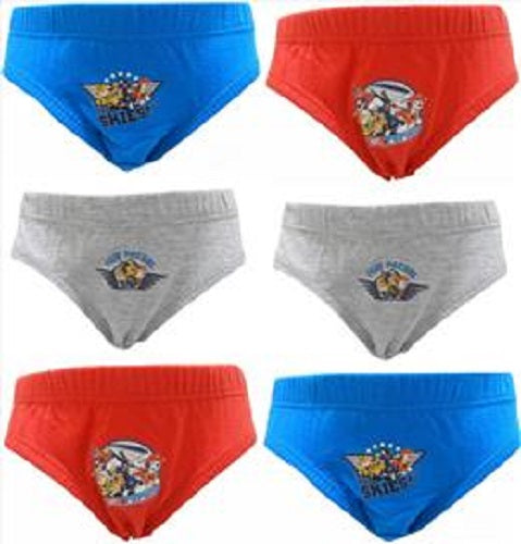 Paw Patrol Boys 100% Cotton 6 pack Briefs Underpants