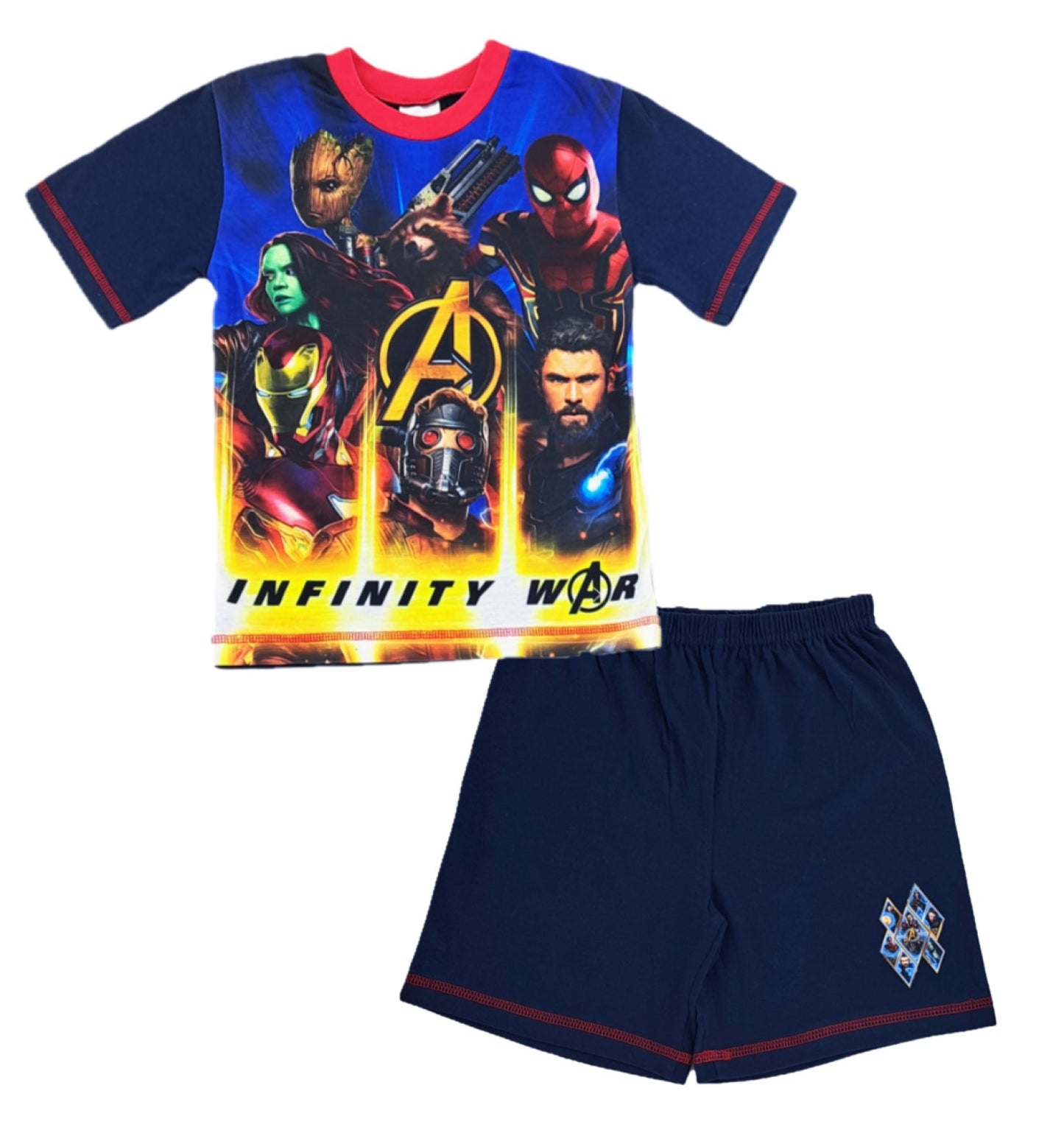 Marvel Avengers Infinifty War Boys Shortie Pyjamas 5-6 Years