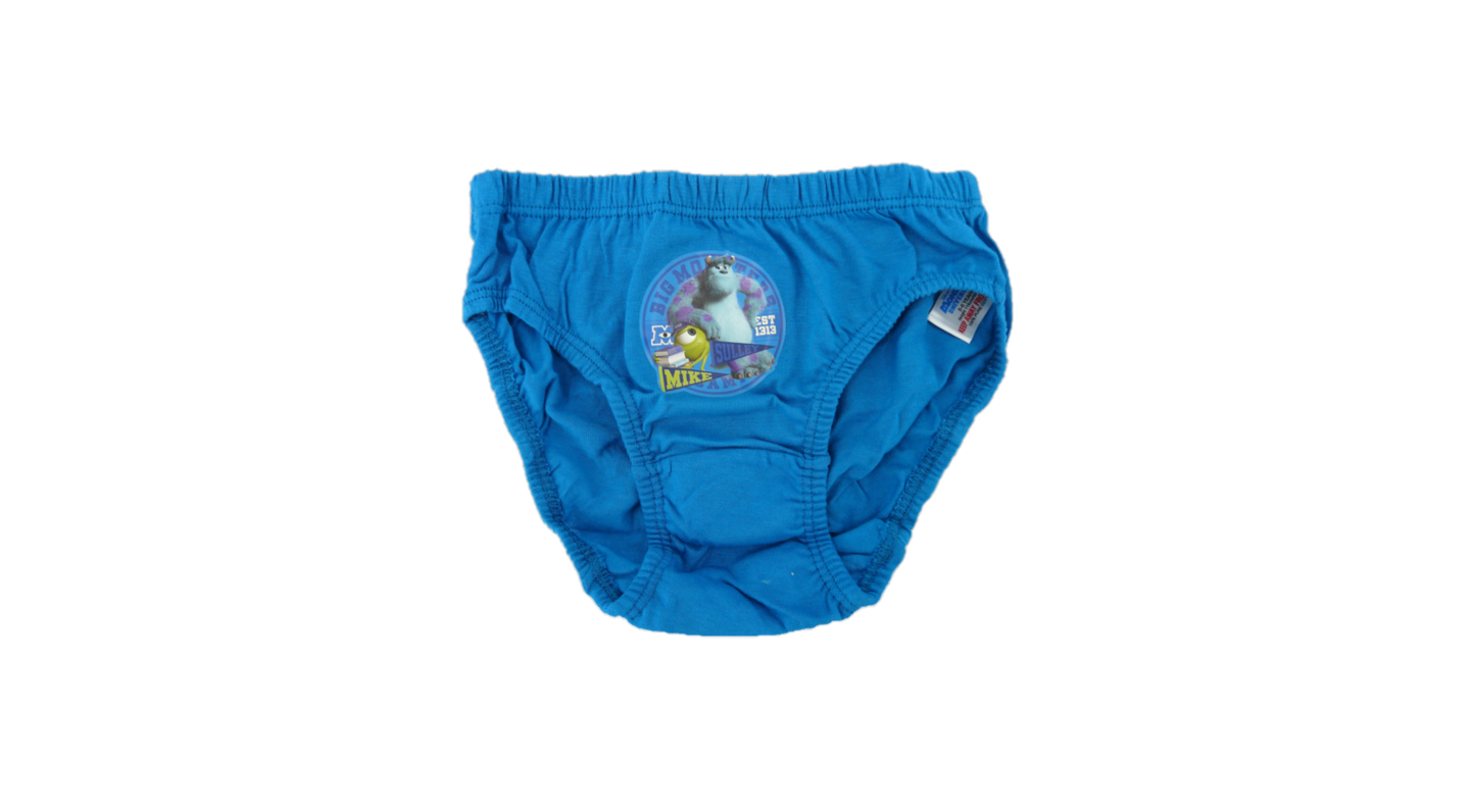 Monsters University "Scare Time" Boy's 6 Pack Cotton Briefs Underpants 3-6 Years