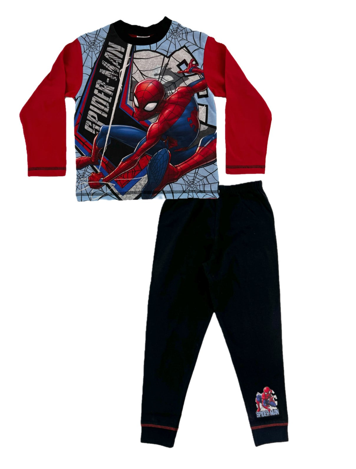 Spiderman Boys Pyjamas. 18 Months-12 Yrs Marvel Spider-Man Superhero PJ's