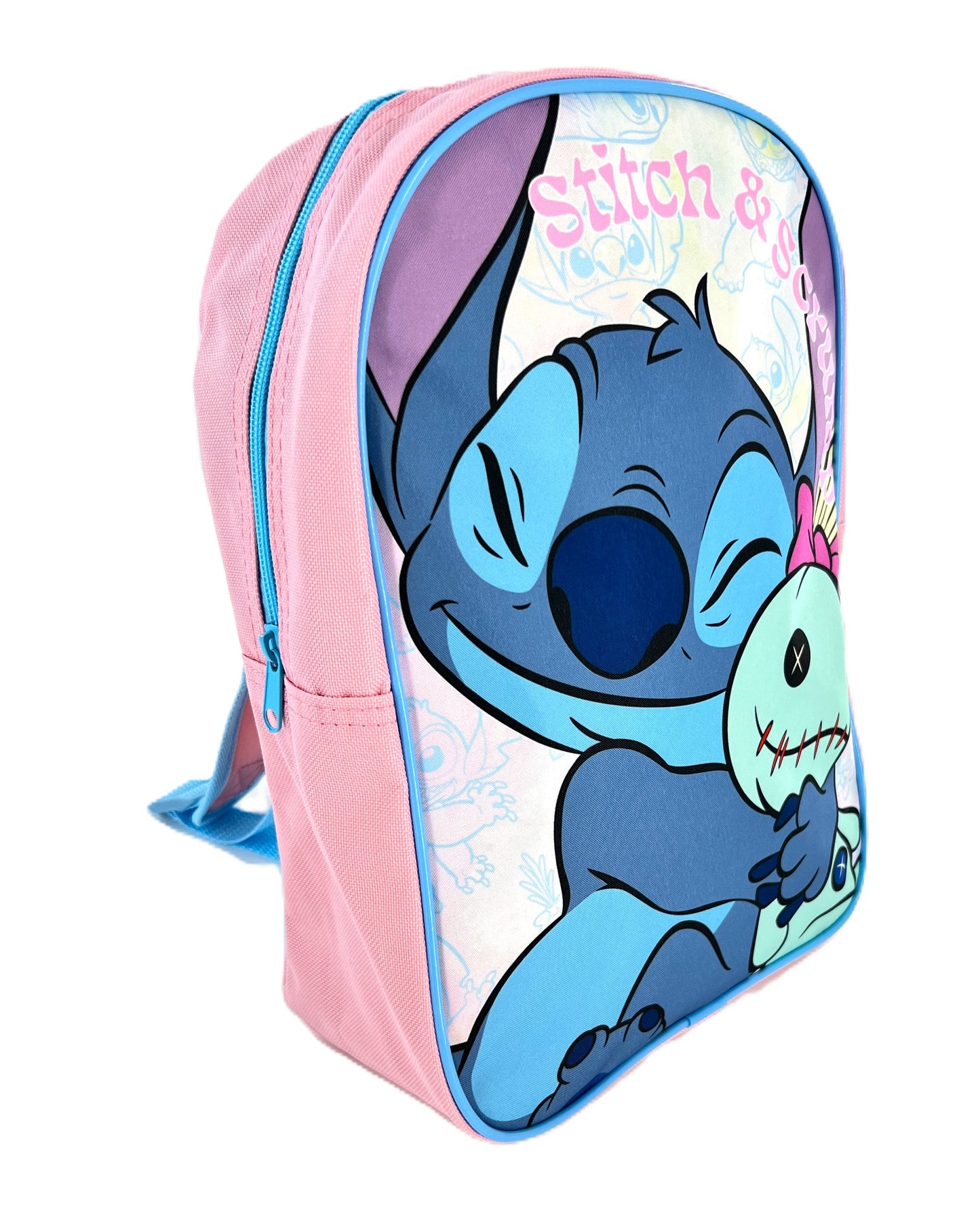 Stitch Backpack Kids Pink School Bag Children's Girls Nursery Rucksack