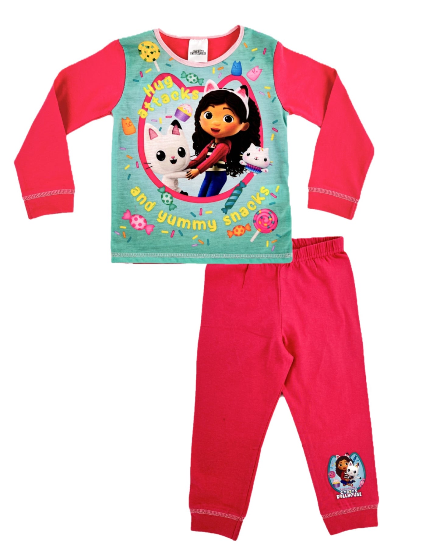 Gabby’s Dollhouse Pyjamas, Girls 18 Months – 5 Years