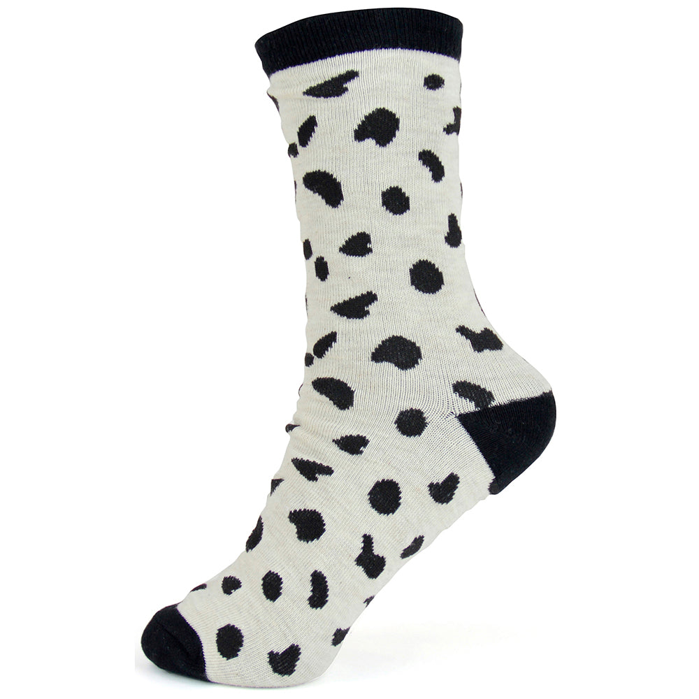 Ladies Dog or Cat Animal Pet Patterned Cotton Rich Ankle Socks 6 Pairs