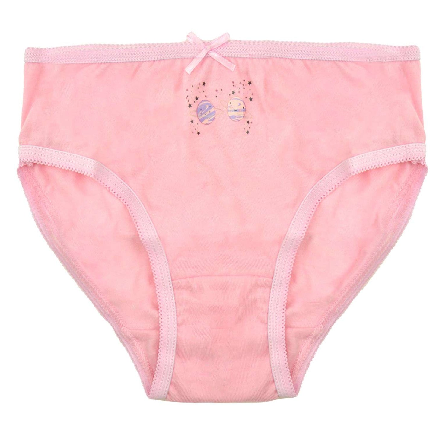 7 Pairs Girls' Cotton Blend Jersey Knickers Briefs Underwear - Various Designs