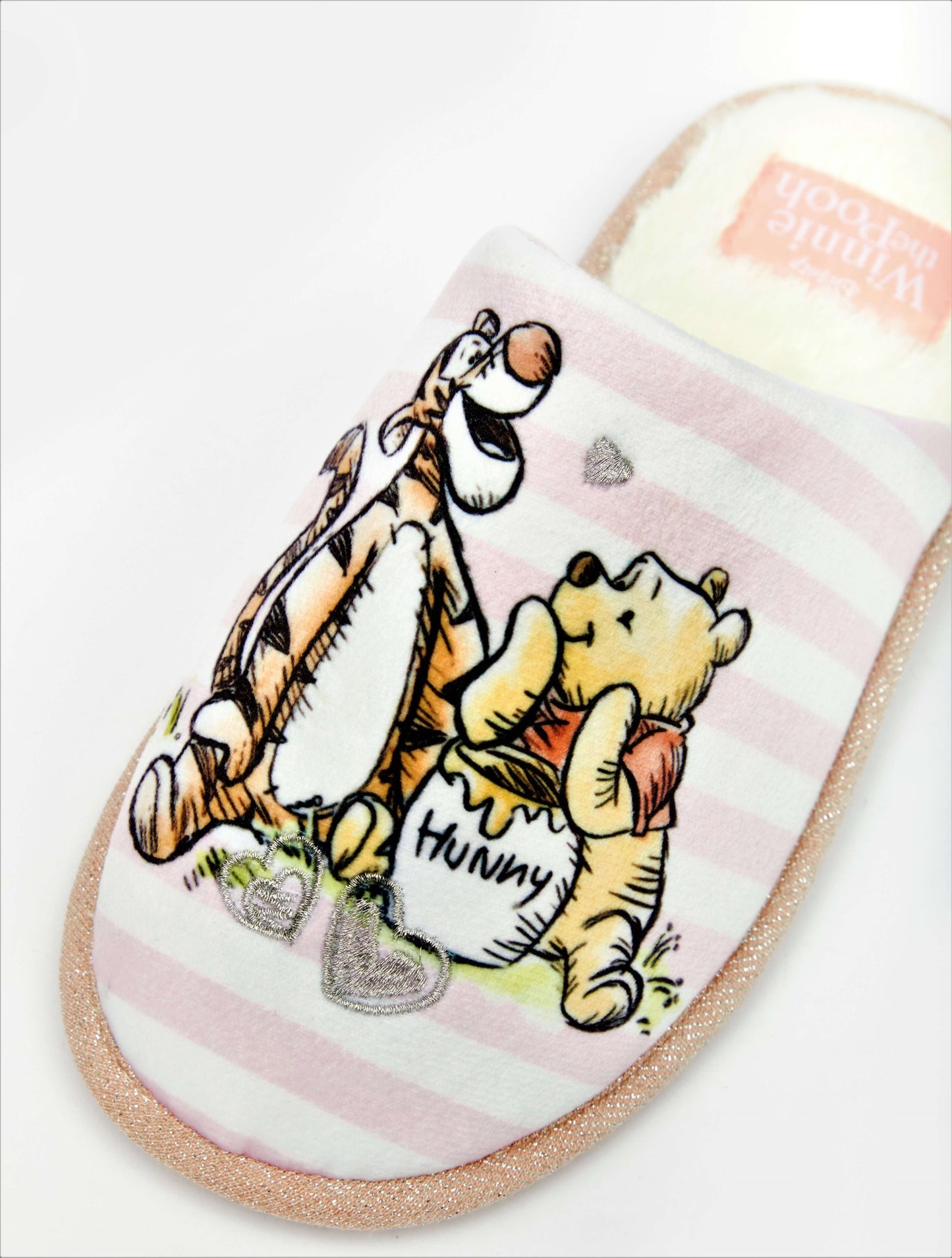 Disney Winnie the Pooh “Pooh & Tigger” Ladies Mule back slippers