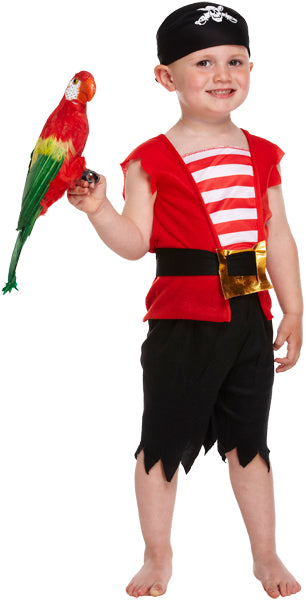 Pirate Boy Fancy Dress Costume (Toddler / 3 Years)