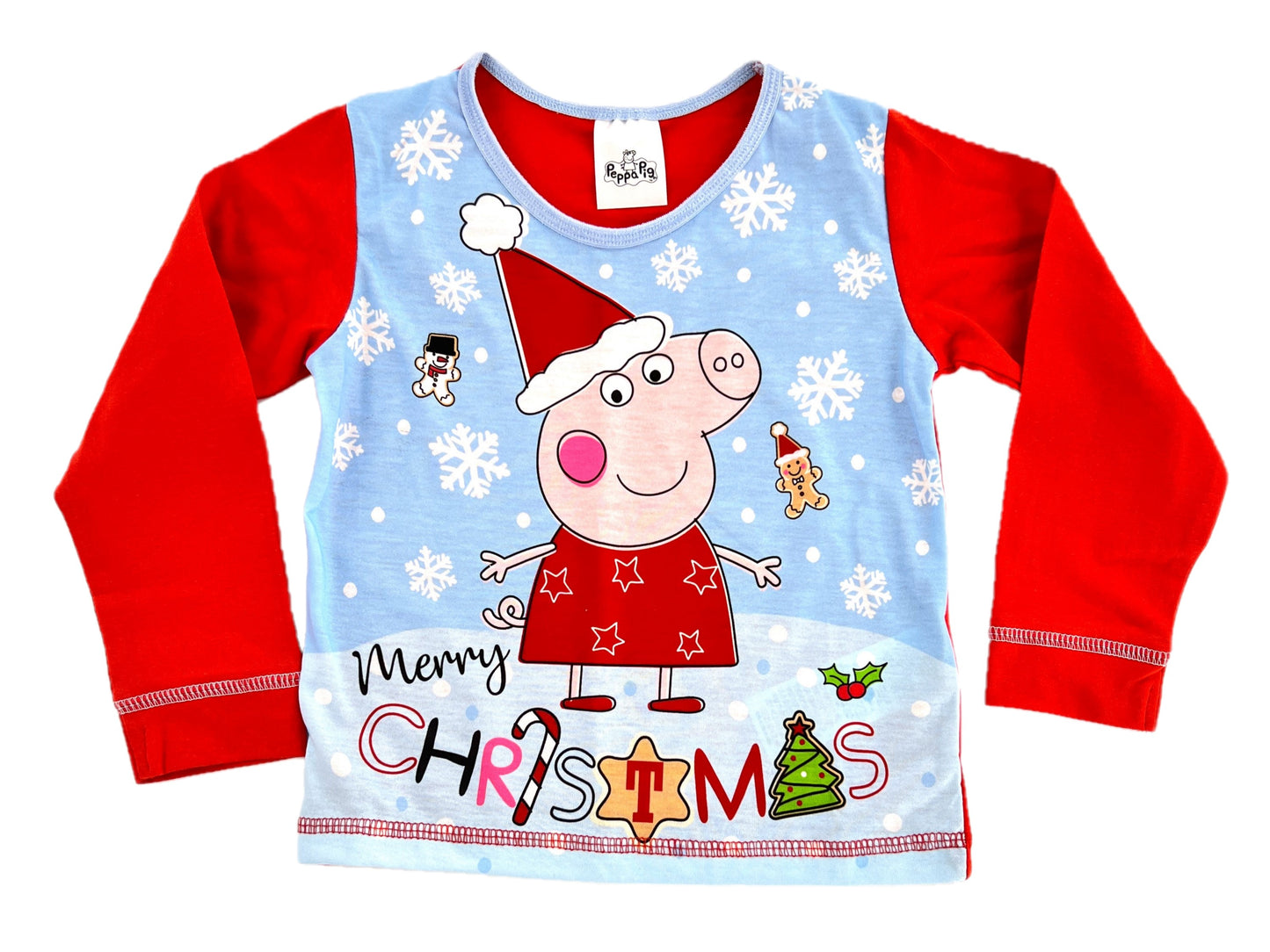 Peppa Pig Girls Pyjamas Merry Christmas Character PJs (18 Months-5Yrs)