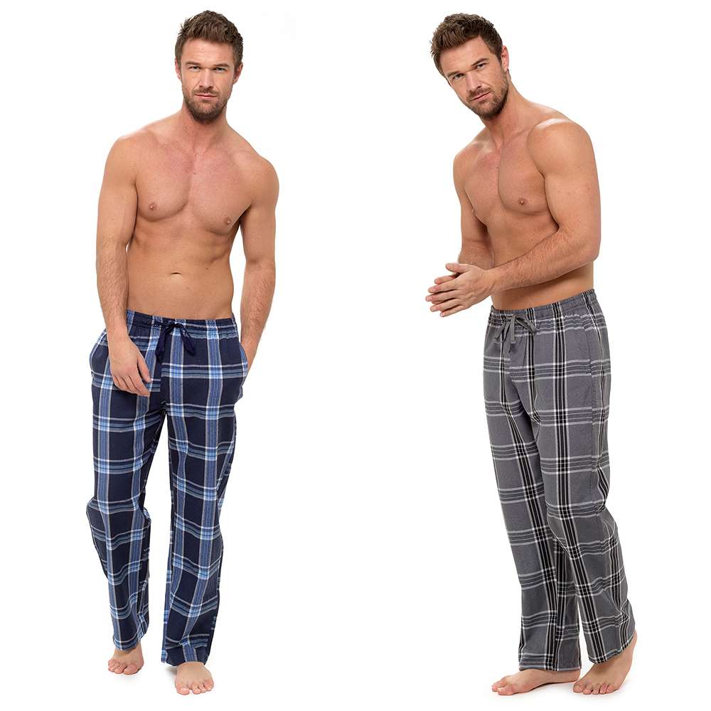 Men's Yarn-Dyed Checked Pyjama Pants