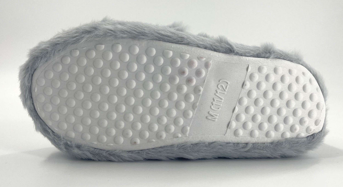 Girls Penguin Design Novelty Faux Fur Plush Boot Slippers